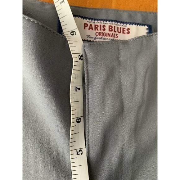 VTG Paris Blues Y2K 90’s Grey Pants Flare Slacks Preppy Rocker Grunge Sz 1 - Picture 5 of 7